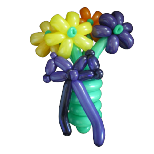 Balloon Vase and Flowers